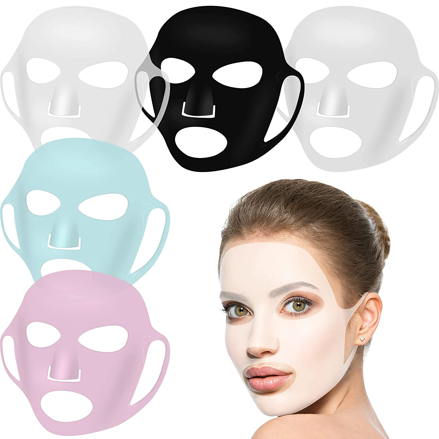 Silicone Mask Bracket - Reusable Silicone Face Mask Holder for