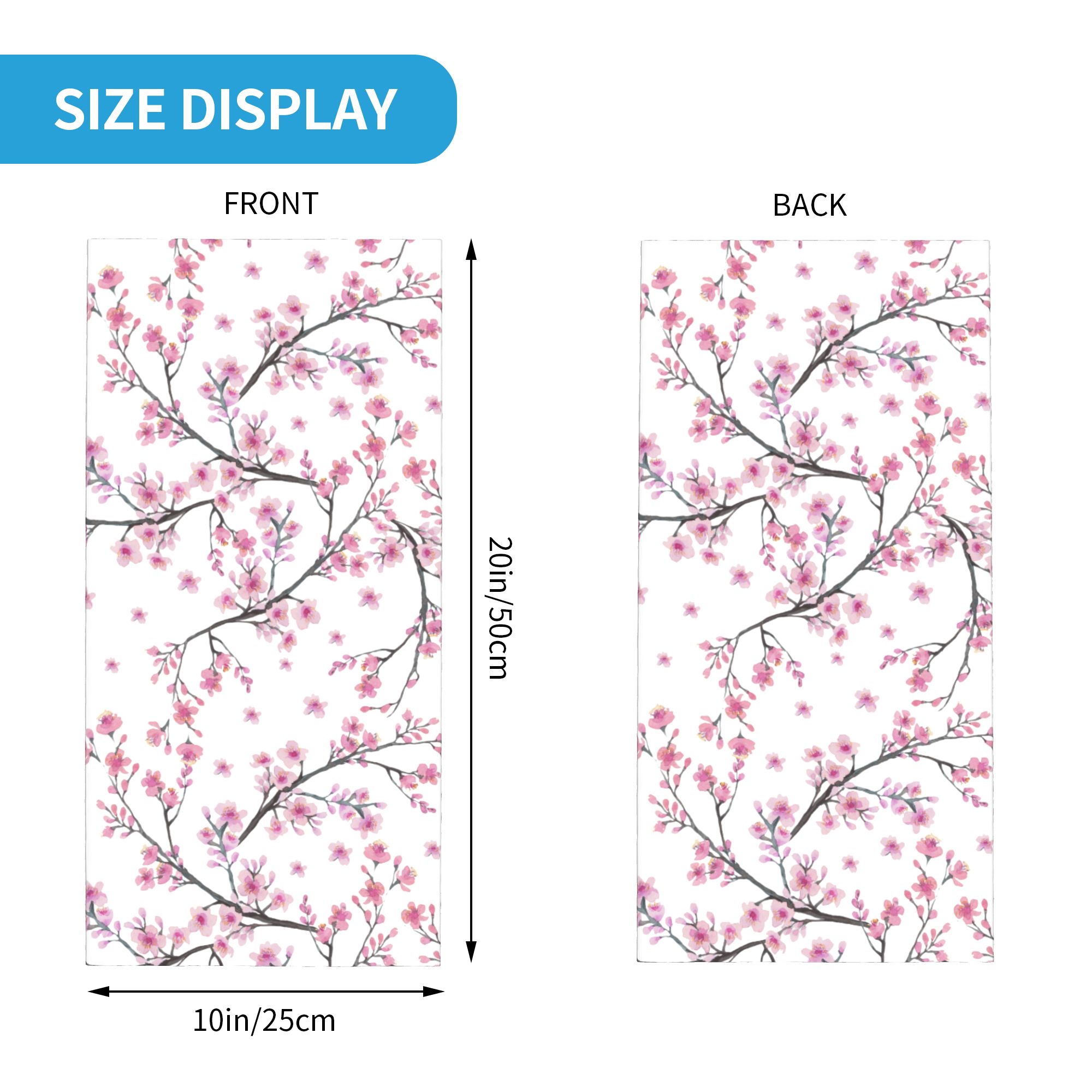 Japan Sakura Cherry Blossoms w - Neck Gaiter Face Cover recension och pris
