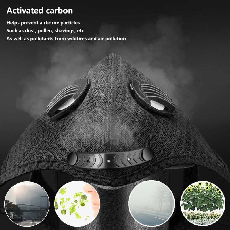 Cycling Face Mask Sport Washab - Anti Pollution Mask recension och pris