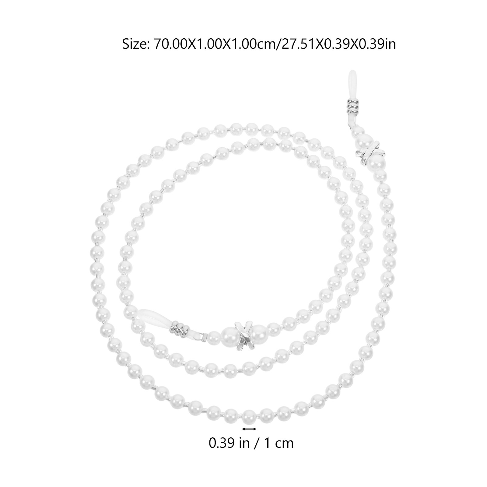 Pearl Eyeglass Chain Elegant B - Mask Chain Holder recension och pris
