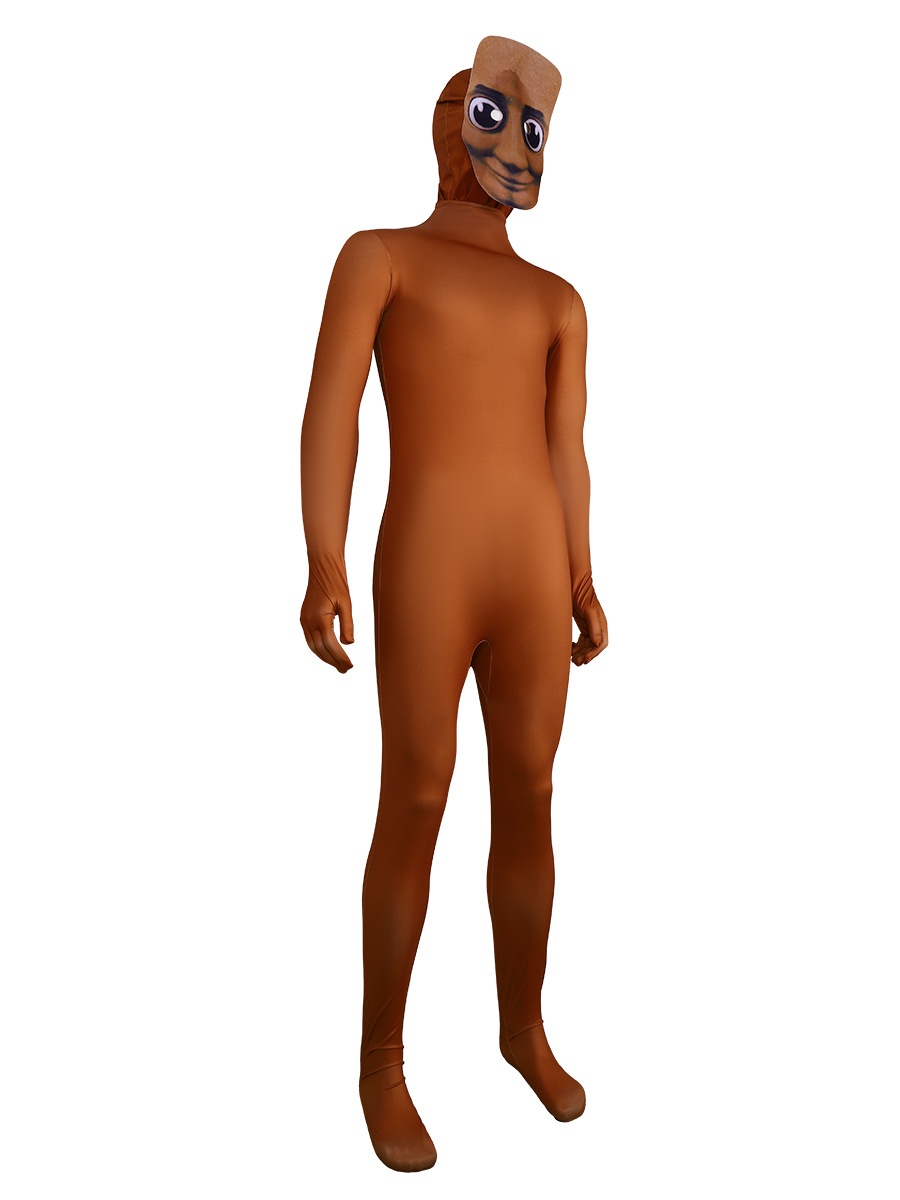 Yellow bodysuit party cosplay  - Kids Face Mask recension och pris