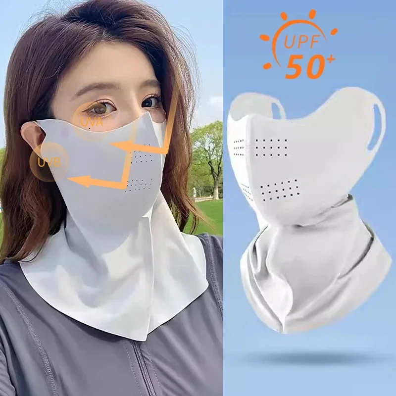 UV Protection Ice Silk Face Ma - Sports Mask Breathable recension och pris